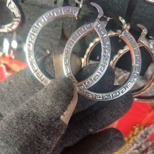 Silver Hoop Earrings